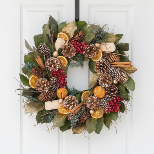 Andaluca Cinnamon Orange & Pinecone Wreath