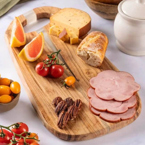 Gauri Kohli Beatrix Wood Serving Board, 16-Inches Gauri Kohli Beatrix Wood Serving Board, 16-Inches