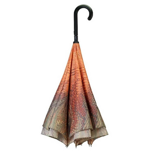 Galleria Dahlia Stick Umbrella Reverse Close