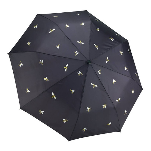 Galleria Enterprises Bees Folding Umbrella, Black