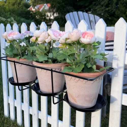 Plint Balcony Flower Pot Holder, 3 Black Plint Balcony Flower Pot Holder, 3 Black