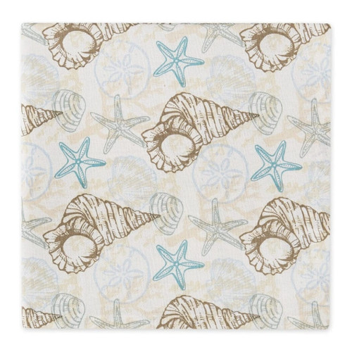 DII Design Imports Beach Comber Printed Napkins, Set of 6