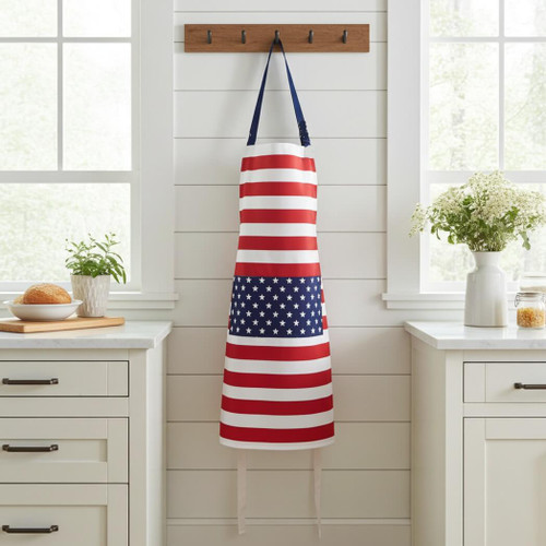 DII Design Imports Stars and Stripes Apron, Red, White, and Blue DII Design Imports Stars and Stripes Apron, Red, White, and Blue