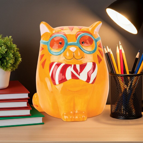 Boston Warehouse Smarty Cat Bank, Large