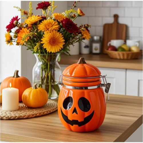 Boston Warehouse Pumpkin Hinged Jar Boston Warehouse Pumpkin Hinged Jar