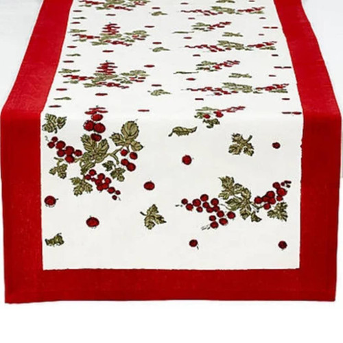 Couleur Nature Gooseberry Table Runner - 16 x 90 Inches