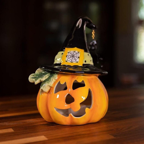 Blue Sky Clayworks Pumpkin Candle House