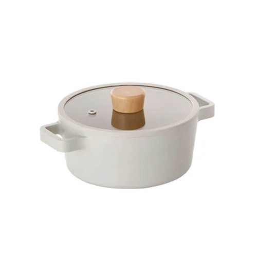 Neoflam Fika 1.6QT (1.5L) Stockpot, with Glass Lid (7")