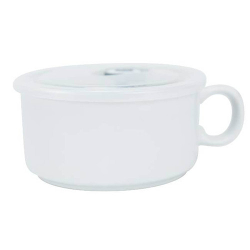 Boston Warehouse 22 Oz Souper Bowl Soup Mug, White