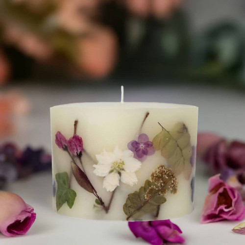 Rosy Rings Petite Oval Botanical Candle-Black Currant & Bay