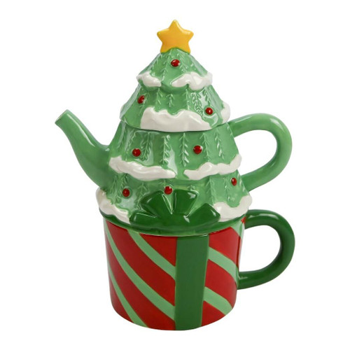 Boston Warehouse Tea for One, Tree, and Present