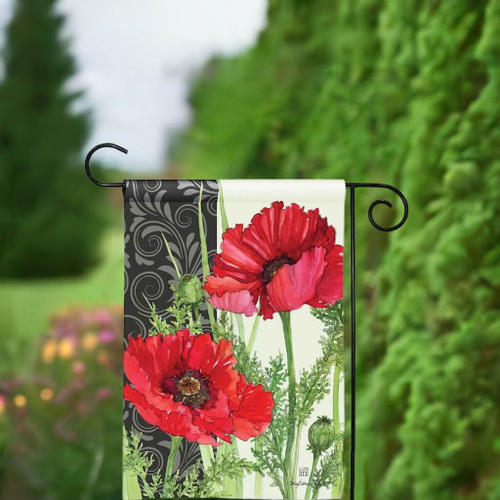 Studio M BreezeArt Garden Flag, Regal Poppies