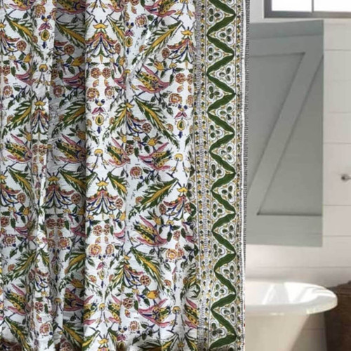 Natural Habitat Shower Curtain, Victoria and Albert, Multi Natural Habitat Shower Curtain, Victoria and Albert, Multi