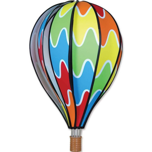 Premier Kites 22-in Hot Air Balloon Garden Spinner, Rainbow