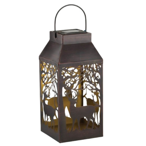 Regal Art Shadow Square Solar Lantern - Deer