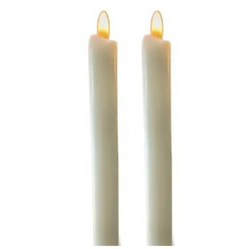 The Light Garden Radiance 10" Wax Tapers, Ivory