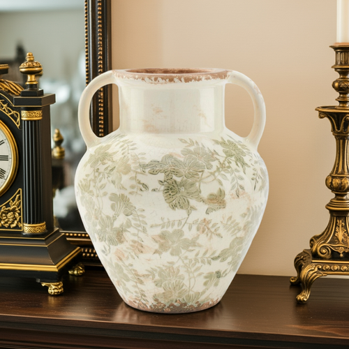 Maison Antique Botanical Double-Handled Vase - Small