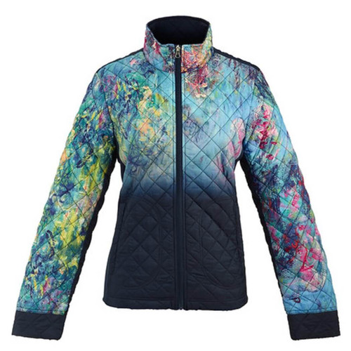 Galleria Quilted Jacket, Monet Wisteria