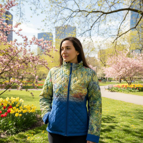 Galleria Quilted Jacket, Willow