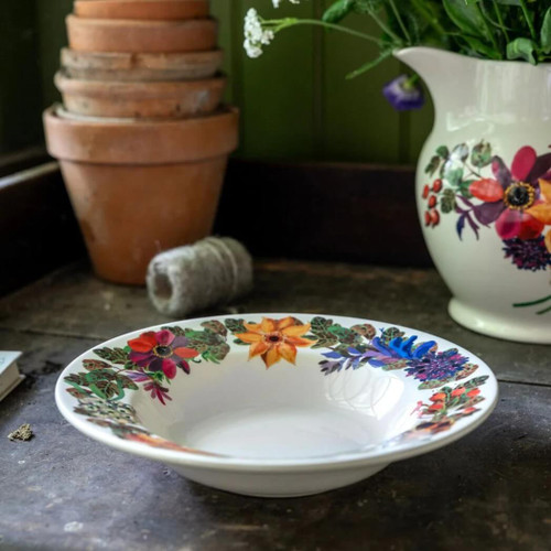 Emma Bridgewater Autumn Flowers Soup Bowl/Soup Plate