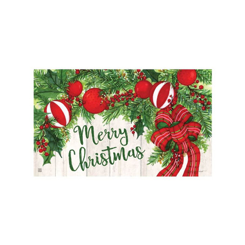 Studio M MatMates Doormat, Christmas Garland