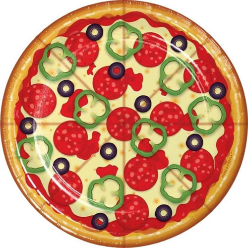 Home & Hoopla Pizza Party Plates