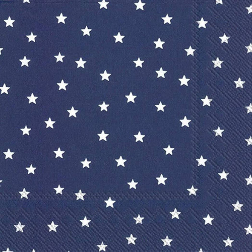 Boston International IHR Lunch Napkins, Little Stars - 40 Count Patriotic
