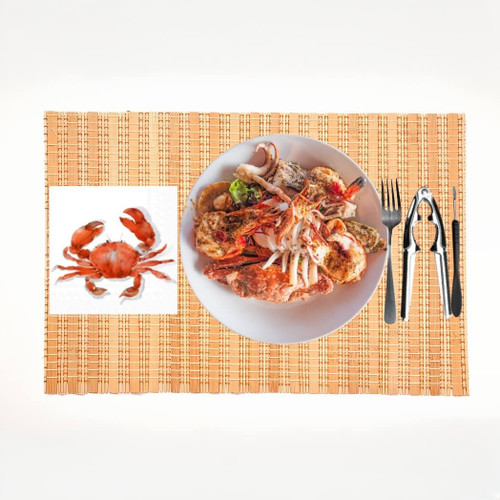 IHR Boston International Paper Lunch Napkins, Crab, Pack of 20