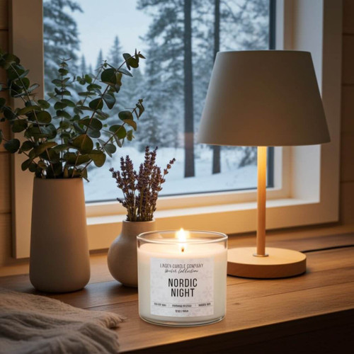 Linden Candle Company 16-oz Nordic Night Soy Candle