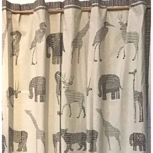 Natural Habitat Shower Curtain,  Animal Kingdom