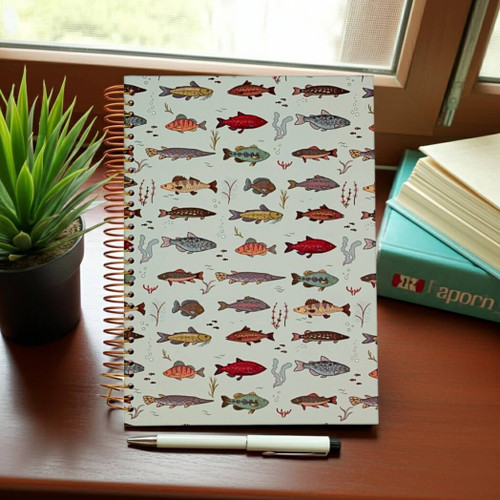 June Apothicarie Freshwater Fish Spiral Notebook