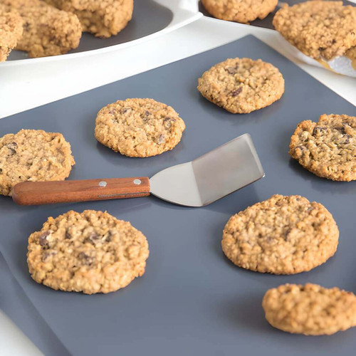 Fox Run Cookie Spatula, Stainless Steel with Wood Handle, 7"