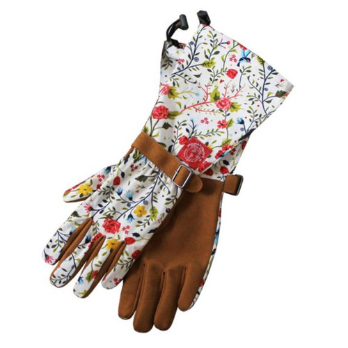 Womanswork Arm Saver Garden Gloves, Garden of Paradise, Medium
