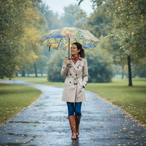 Galleria Folding Umbrella, Monet's Large Willow at Giverny