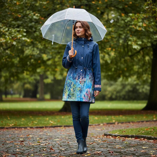 Galleria Raincoat Wisteria by Monet, Blue