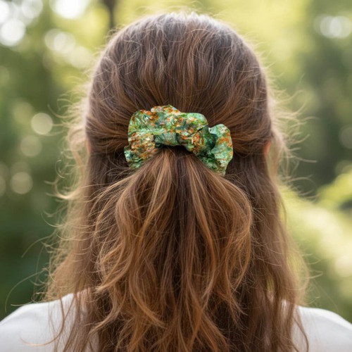 Galleria The House at Giverny Viewed From Rose Garden Scrunchie