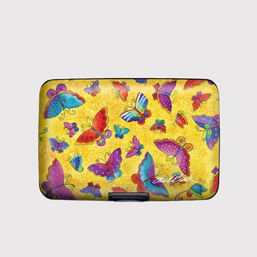 Monarque Armored Wallet, Laurel Burch Flutterbyes