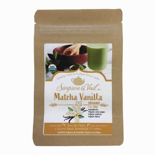Simpson & Vail Matcha Powdered Green Tea - Vanilla - 4 Oz.