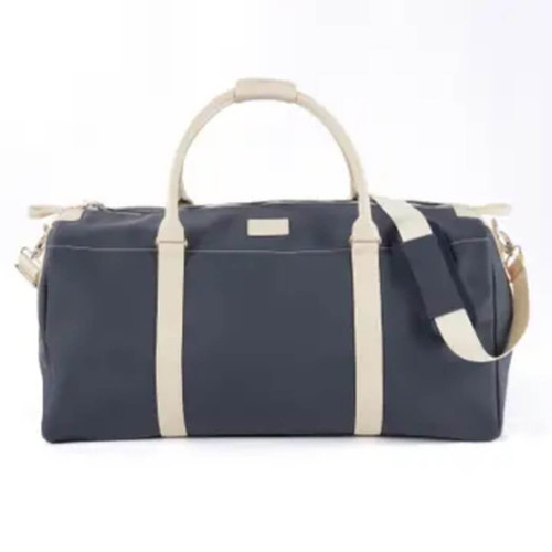 BeyBerk Glasgow Duffel Bag, Navy, 23" Vinyl Coated Nylon Weekender
