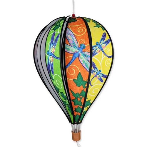Premier Kites 22-in Hot Air Balloon Garden Spinner, Dragonflies