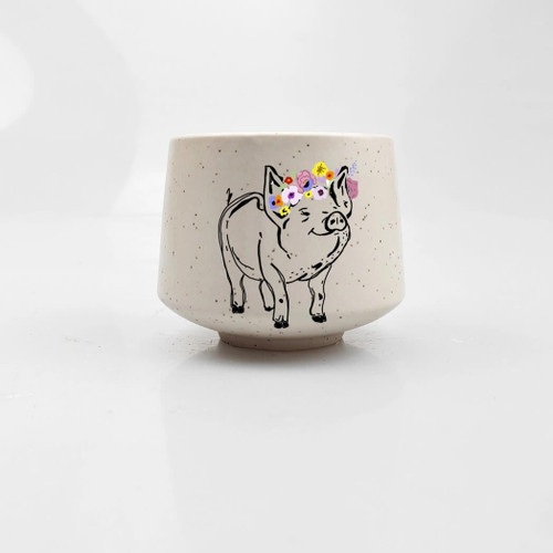 Artsy Em Piglet Crown Delight Pot Mug