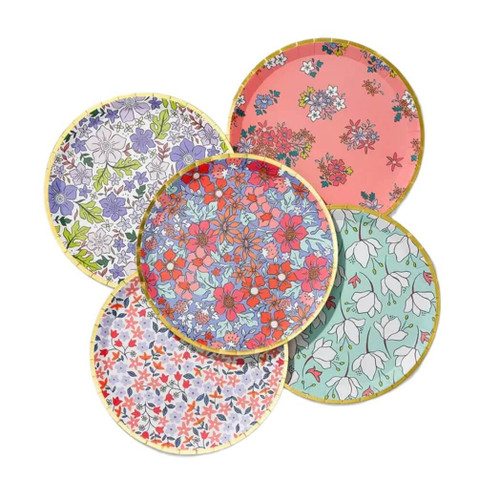 Coterie In Full Bloom Large Paper Plates