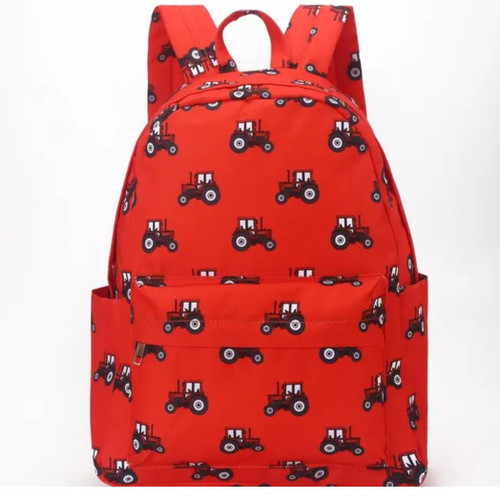 Sassy Kids Red Tractor Backpack