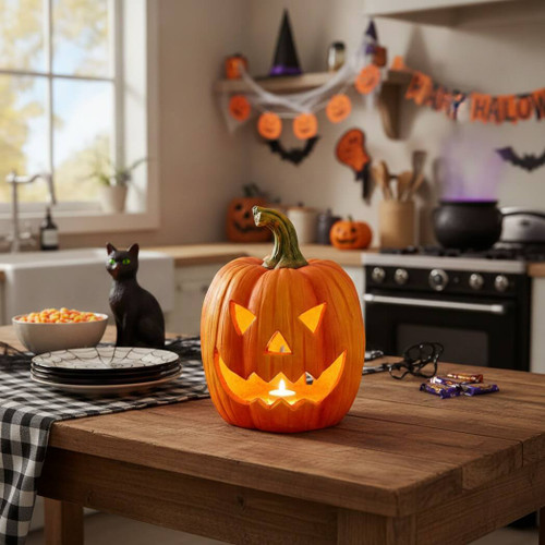 Hanna's Handiworks Jack O Lantern Tealight Holder
