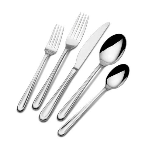 Towle Living Forged 42-Piece Olivia Flatware Set, Service For 8, Stainless Steel