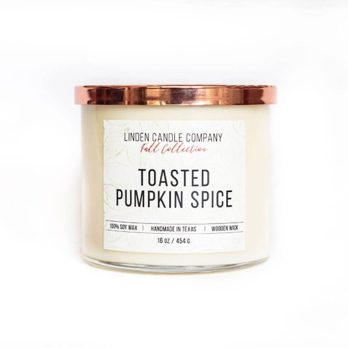 Linden Candle Company 16-oz Toasted Pumpkin Spice Candle
