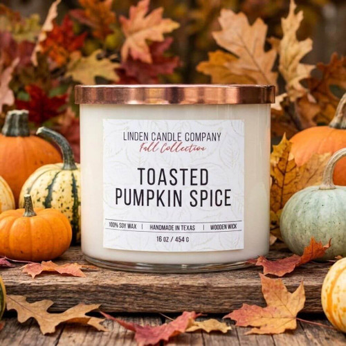 Linden Candle Company 16-oz Toasted Pumpkin Spice Candle