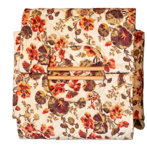 Modern Prairie  Nasturtium Wheat Casserole Carrier