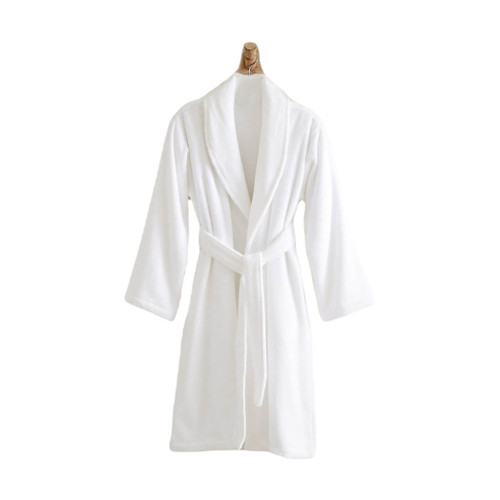 Scene Weaver Divine White Terry Spa Bathrobe