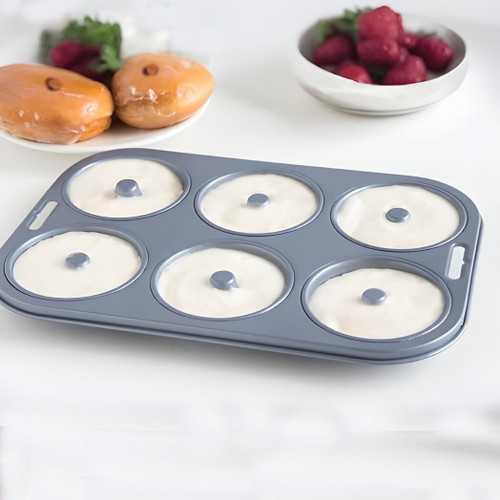 Fox Run Nonstick Donut Pan, 6 Donuts Fox Run Nonstick Donut Pan, 6 Donuts